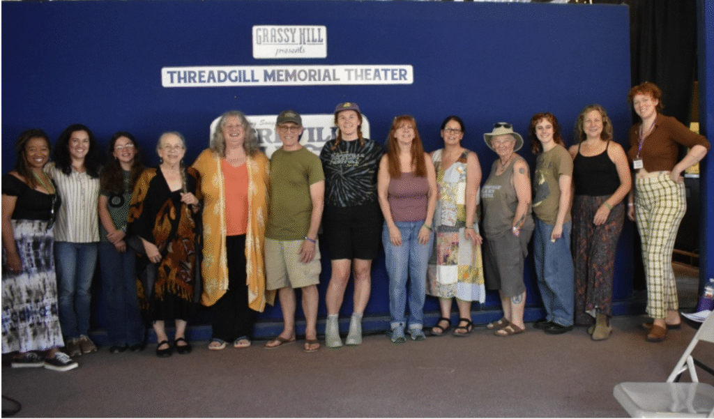 Crow's songwriting class at the Kerrville Folk Festival